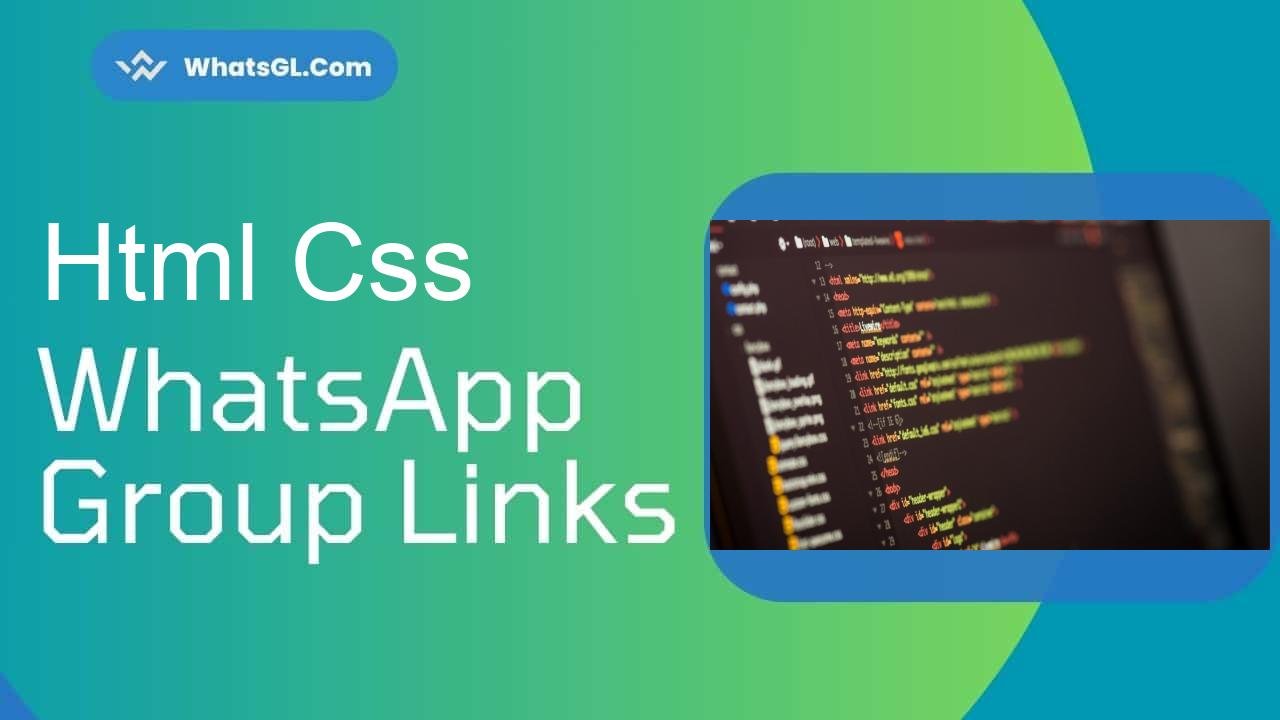 HTML CSS WhatsApp Group Links